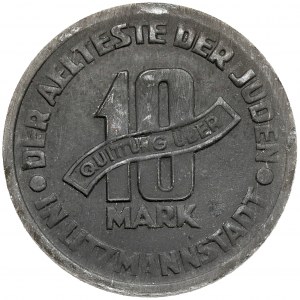 Ghetto Lodz, 10 Mark 1943 Mg - schön