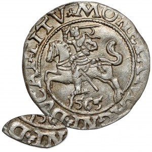 Zygmunt II August, Półgrosz Wilno 1565 - BEZ topora - rzadki