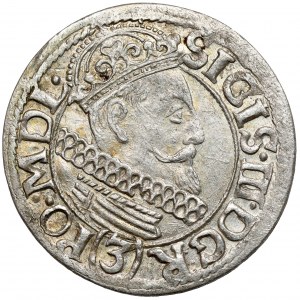 Sigismund III. Vasa, 3 Kronen Krakau 1617 - schön