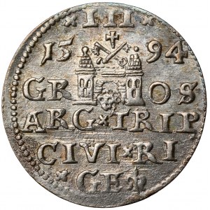 Sigismund III Vasa, Troika Riga 1594