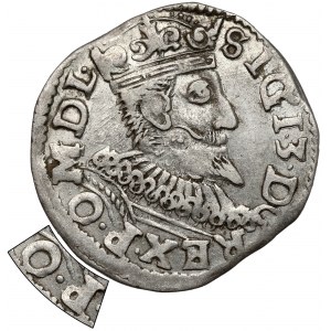 Zikmund III Vasa, Trojak Poznaň 1596 - chyba P.O. - úzké poprsí