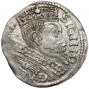 Sigismund III. Wasa, Trojak Wschowa 1601 - F in Linie - ohne L