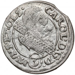 Schlesien, Karl II., 3 krajcary 1615 HT, Olesnica