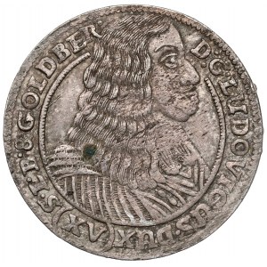 Sliezsko, Ľudovít IV. z Legnice, 15 krajcars 1662, Brzeg