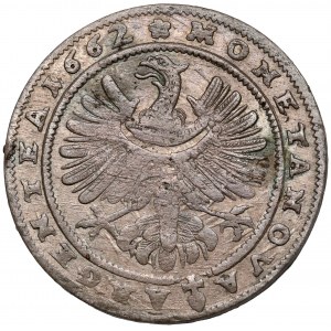 Schlesien, Ludwig IV. von Legnica, 15 krajcars 1662, Brzeg