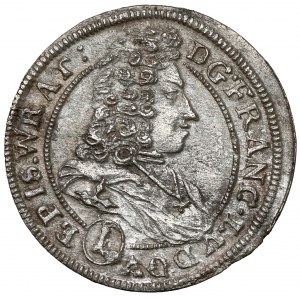 Slezsko, Franz Ludwig, 1 krajcar 1700 LPH, Nysa