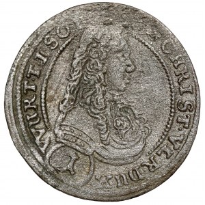 Silesia, Chrystian Ulryk, 1 krajcar 1696 LL, Olesnica
