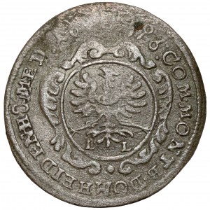 Sliezsko, Chrystian Ulryk, 1 krajcar 1696 LL, Olesnica