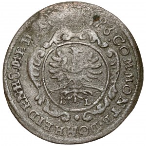 Silesia, Chrystian Ulryk, 1 krajcar 1696 LL, Olesnica