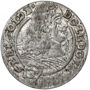 Śląsk, Ludwik IV Legnicki, 3 krajcary 1660 EW, Brzeg