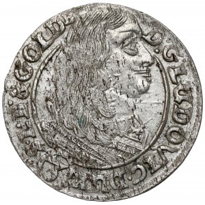 Slezsko, Ludvík IV. z Legnice, 3 krajcary 1661 EW, Brzeg