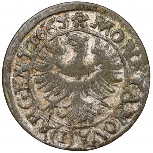 Silesia, Chrystian Volovsky, 1 krajcar 1665, Brzeg