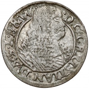 Silesia, Chrystian Volovsky, 1 krajcar 1669 CB, Brzeg