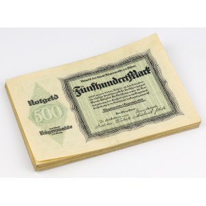 Rugenwalde (Darlowo), PACKET 500 mk 1922 (47pcs)