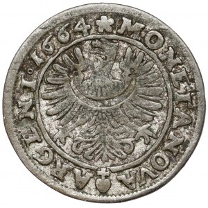 Sliezsko, Chrystian Wołowski, 3 krajcary 1664, Brzeg