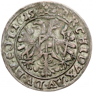 Slezsko, Ferdinand II, 3 krajcara 1625 HR, Wrocław