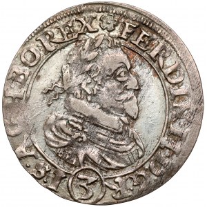 Sliezsko, Ferdinand II, 3 krajcara 1626 HR, Wrocław