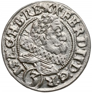 Silesia, Ferdinand II, 3 krajcary 1630 HR, Wrocław