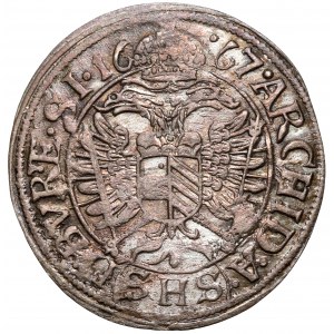 Silesia, Leopold I, 3 krajcary 1667 SHS, Wrocław