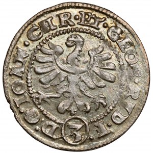 Schlesien, Jan Chrystian und Jerzy Rudolf, 3 krajcary 1611, Zloty Stok