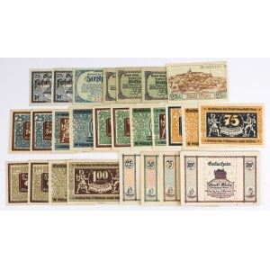 Glatz (Klodzko), PACK of notgelds z let 1918-21 (~57ks)