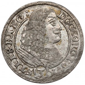 Slezsko, Jiří III. z Brzegu, 3 krajcara 1661 EW, Brzeg