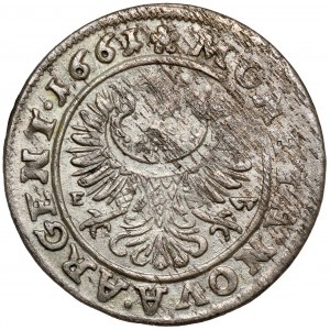Śląsk, Jerzy III Brzeski, 3 krajcary 1661 EW, Brzeg