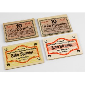 Waldenburg (Walbrzych), PACKAGE 10 pfg (93pcs)