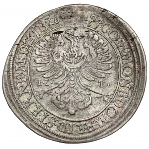 Slezsko, Sylvius Frederick, 15 krajcars 1694 IIT, Olesnica