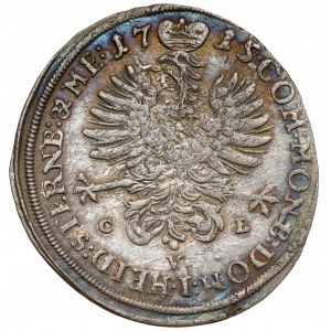 Slezsko, Charles Frederick, 6 krajcars 1715 CVL, Olesnica