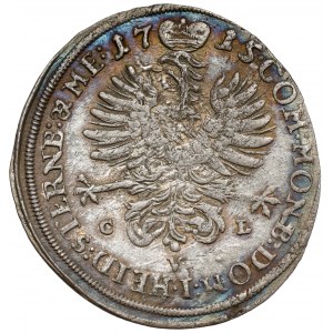 Schlesien, Karl Friedrich, 6 krajcars 1715 CVL, Olesnica