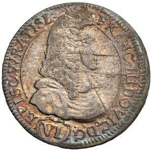 Schlesien, Franz Ludwig, 6 krajcars 1693 LPH, Nysa