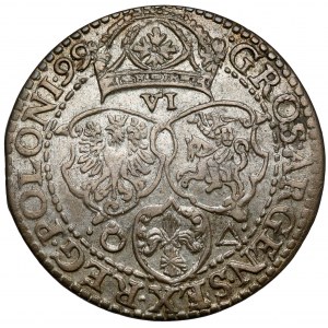 Sigismund III. Vasa, der Sechste Stand von Malbork 1599 - kleiner Kopf