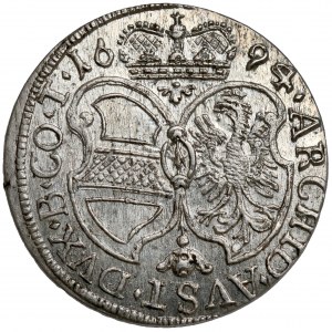 Austria, Leopold I, 3 kreuzer 1694, Hall