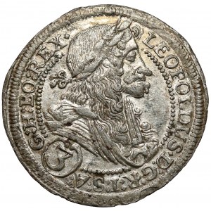 Rakousko, Leopold I, 3 krajcars 1699 IA, Graz