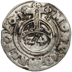 Žigmund III Vaza, polopás Bydgoszcz 1614 - Orol - vzácny