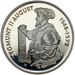 10 złotych 1996 Zygmunt II August - półpostać