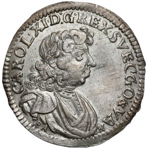 Pomorze, Karol XI, 2/3 talara 1685, Szczecin