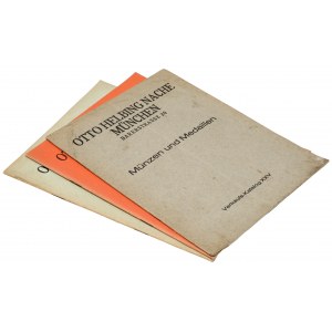 Otto Helbing, Münzen und Medaillen - offer catalogs XX, XXI, XXV (3pcs)