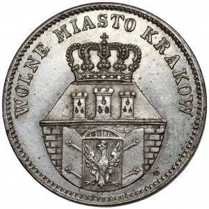 Slobodné mesto Krakov, 10 groszy 1835 - hlboké LUSTRO