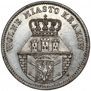 Free City of Krakow, 10 pennies 1835 - deep LUSTRO