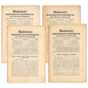 WNA 1910 nr 7-9 i 11 (4szt)
