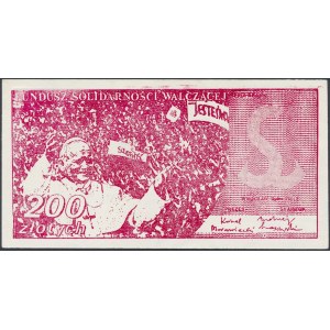 Solidarność, Fundusz Solidarności Walczącej - 200 złotych - Jan Paweł II