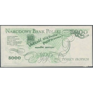 Solidarność, 5.000 złotych 1980 Zbigniew Bujak