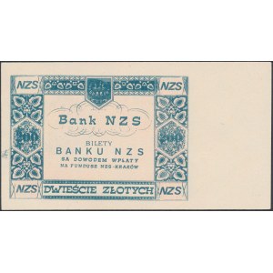 Solidarność, 200 złotych 1987 Staszek Pyjas