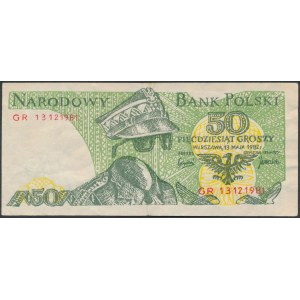 Solidarity, 50 pennies 1982 - Jaruzelski