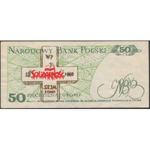 Solidarność, 50 groszy 1982 - Jaruzelski