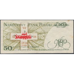 Solidarität, 50 groszy 1982 - Jaruzelski