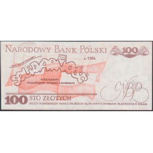 Solidarność, 100 złotych 1984 Lecha Wałęsa