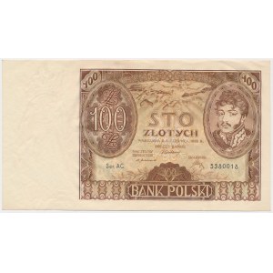 100 złotych 1932 +X+ w znaku wodnym